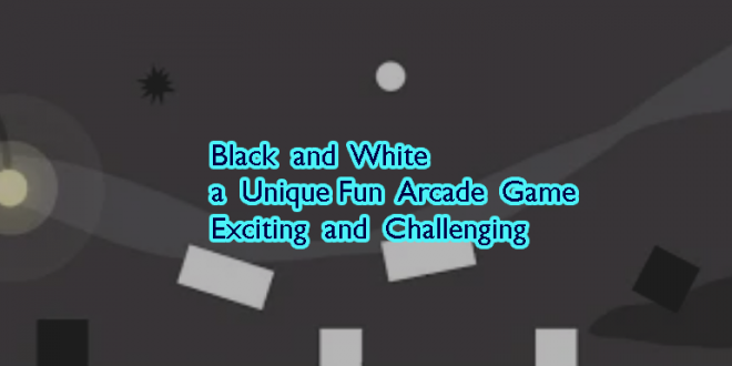 Black and White - a Unique Fun Arcade Game, Exciting and Challenging