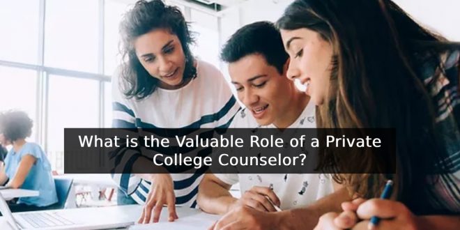 What is the Valuable Role of a Private College Counselor?