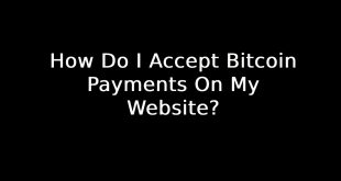 How to accept Bitcoin payments