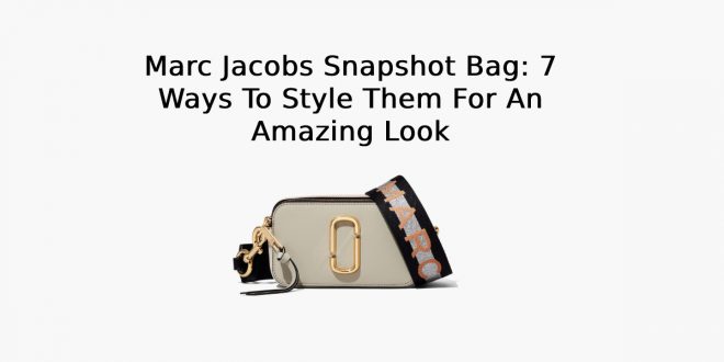 Marc Jacobs Snapshot Bag