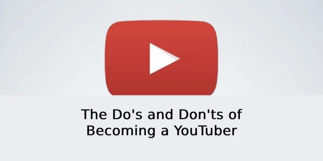 Becoming a YouTuber