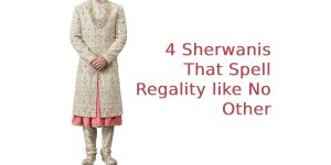 Wedding sherwani