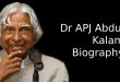 Dr APJ Abdul Kalam Biography