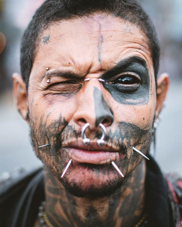 Ugly Face Tattoos