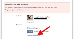 Reset Facebook Password