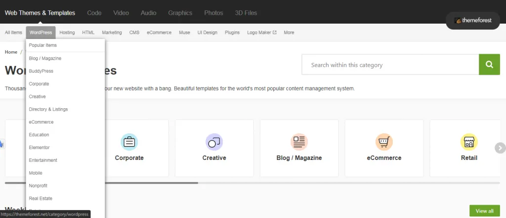 WordPress Category