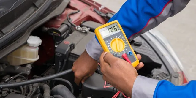 Test a car Battery