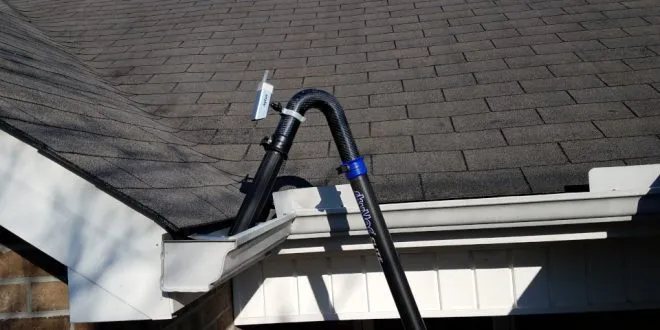 Vacuum Gutter Cleaning