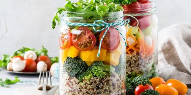 Salad In Glass Jar With Quinoa Royalty Free Image 658089536 1562603034