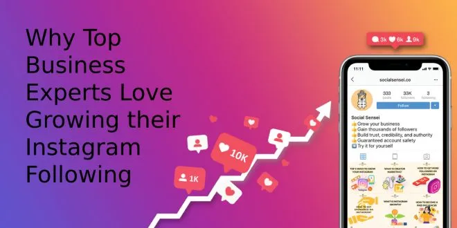 Why Top Business Experts Love Growing their Instagram Following