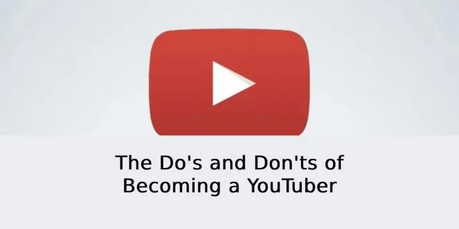 Becoming a YouTuber