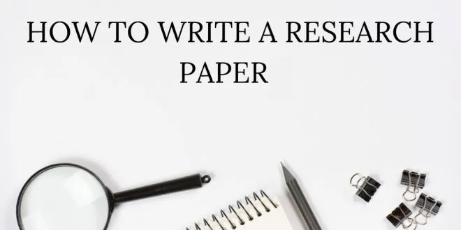 Write a Research Paper