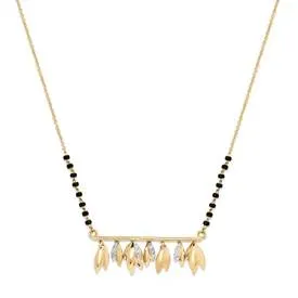 Rice Grain Inspired Diamond Mangalsutra