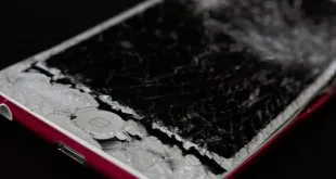 Cracked iPhone Screen
