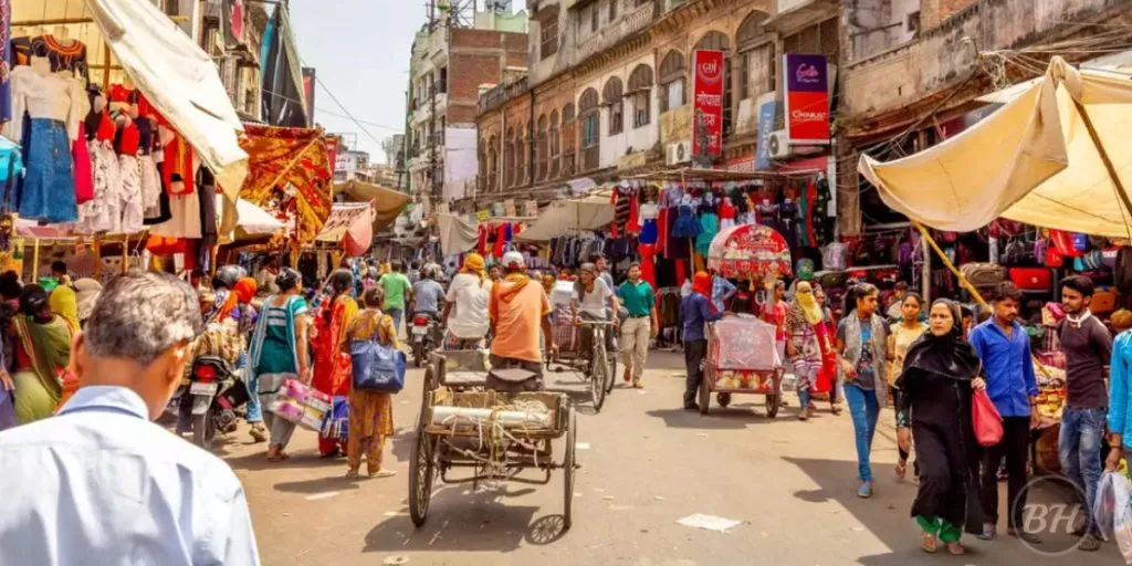 curtain market in Delhi - Chandni Chowk