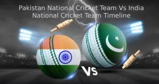 Pakistan National Cricket Team Vs India National Cricket Team Timeline
